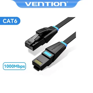 VENTION Cabo De Rede Cat6 Lan Ethernet Plano 1000Mbps Utp RJ45 Cat6 Gigabit De Alta Velocidade Para Notebooks PS 4 RJ45 Router