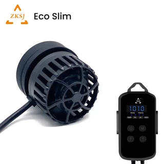 ZKSJ Eco Slim 6000/10000/15000/20000/25000 DC Mini Marine Salterwater Água Doce De Coral Tanque De Peixes Aquário Bomba De Ondas Com Controlador