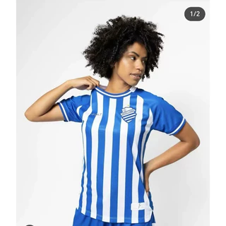 Camisa Esportiva 24/25 , Da CSA Feminina , kit De Equipe , Camiseta De Manga Curta