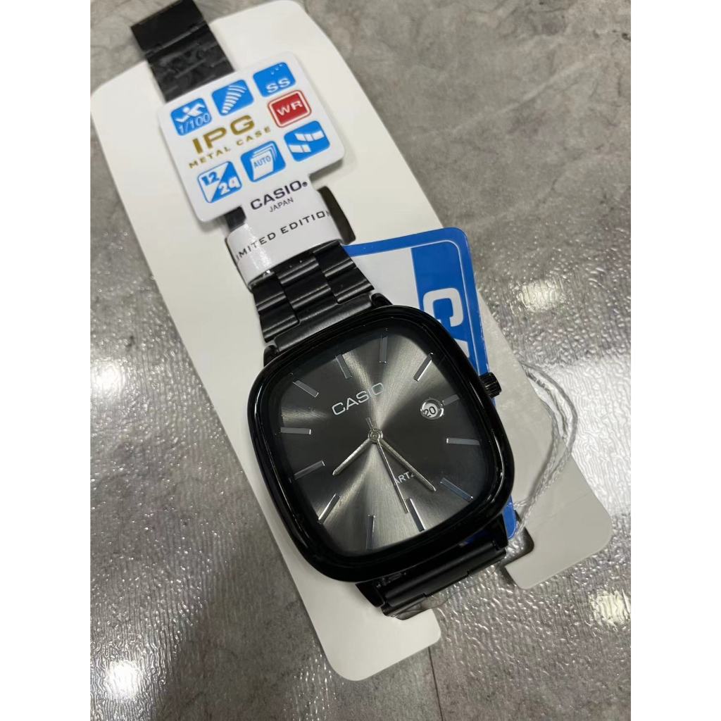 Novo Relógio Clássico A138 Black Stainless Steel À Prova D'água