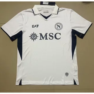 Camisa De Futebol 24-25 , Napoli away , kit De Equipe , Camiseta De Manga Curta Para Homens Esportivos