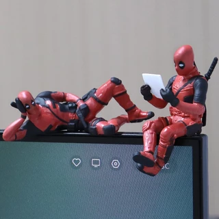 Anime Deadpool Ação Figura Carro Decoração De Interiores Brinquedos Pingente Acessórios Modelo Mini Doll Figurine Kids Toy Gif