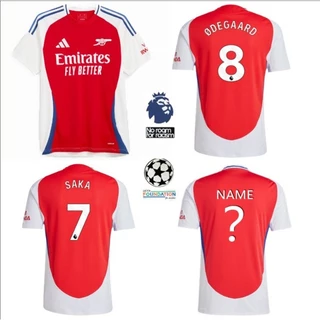 Arsenal 2024-2025 Home Shirt Edição Ventilador De Alta Qualidade 24-25 < Degaard # 8