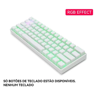 Pbt Pudding Full Set Keycaps Adequado Para Royal Kludge Todos Os Teclados , Tudo Em Múltiplas Cores Diy