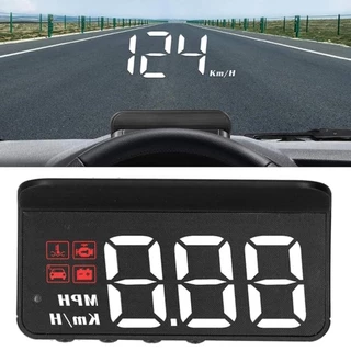 Visor De 2024 Cabeças Para Cima Carros , Velocímetro MPH , De Carro HUD Cabeça Pára-Brisas , Velocímetrogps Digital