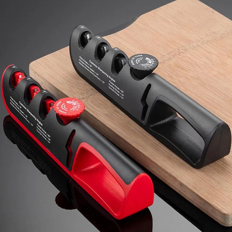 Afiador De Facas Multifuncional 5 Em 1 Tesouras De Cozinha Profissional Manual