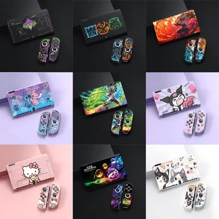 Interruptor De Monstros De Desenho Animado OLED Capa Protetora Cool Soft TPU Shell À Prova De Choque Resistente A Arranhões Joy Con