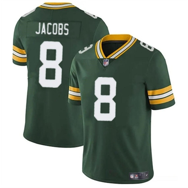 Camisa Masculina Green Bay Packers Josh Jacobs Regata 2024-25 Limitada ...