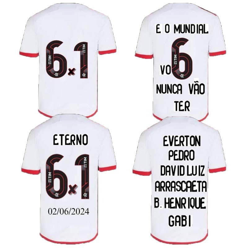 2024 2025 FLMG Camiseta de Futebol Longe