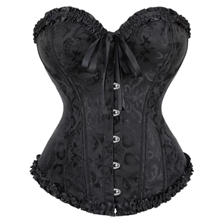 Espartilho Para Mulheres Com Espartilhos E Corpete Lingerie Floral