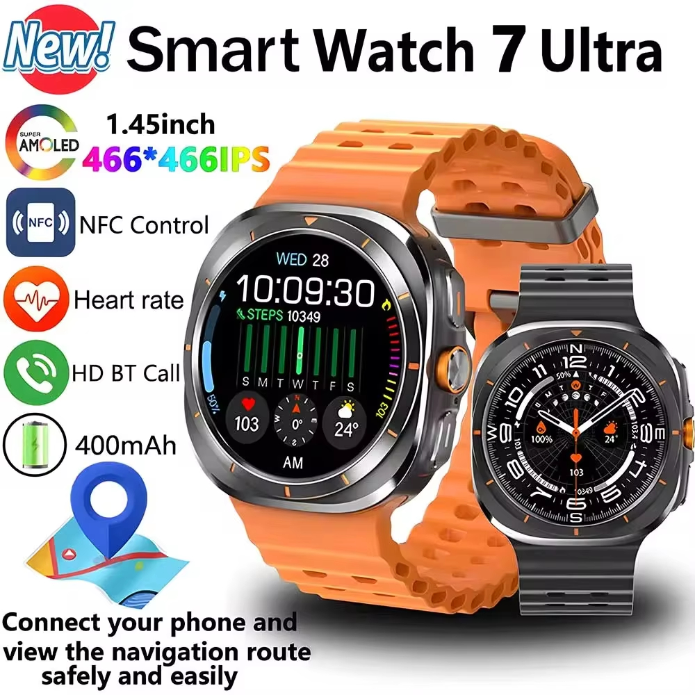 Original Vwar JS Watch 7 Ultra 11 47mm Smartwatch AMOLED Tela