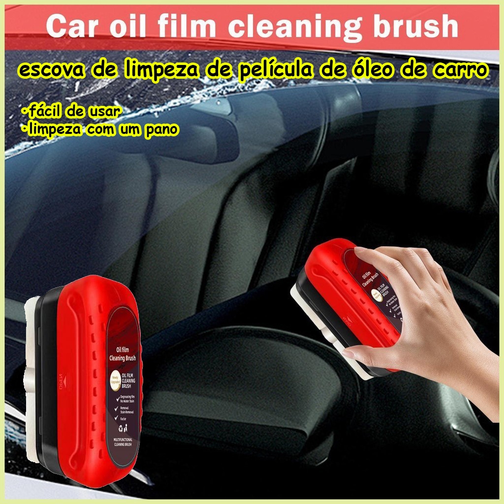 Escova Limpadora De Película De Óleo De Vidro Para Automóveis Pára-Brisas