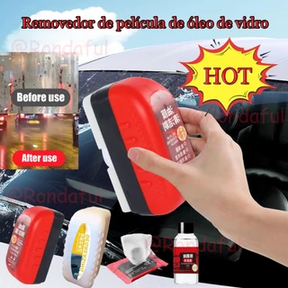 Escova Limpadora De Película De Óleo De Vidro 120ml Removedor Limpador Eficiente De Pára-Brisas Para Melhorar A Visibilidade