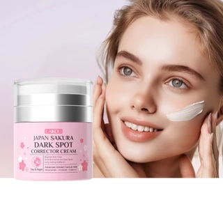LAIKOU Japão Sakura Dark Spot Corrector De Manchas Escuras Creme Desbotador Blemishes Hidratação De Longa Duração 50g em Oferta na Shopee