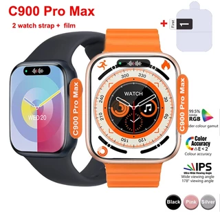 Smartwatch C900 PRO HD 2.19 Polegadas Tela Cheia Bluetooth Chamada Smart Watch Novo