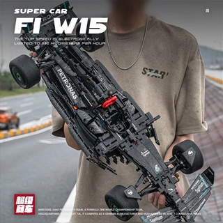 Compatível com Lego Mercedes-Benz F1 Fórmula Carro Blocos de Construção F Ferrari Carro Esportivo Grupo Mecânico Menino Brinquedos Montados