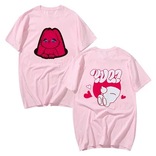 Gidle Song Yuqi Album Yuqi1 Concerto O Mesmo Vestuário Homem/Mulher Harajuku Summer Kawaii Unisex Cotton Camisetas Gráficas