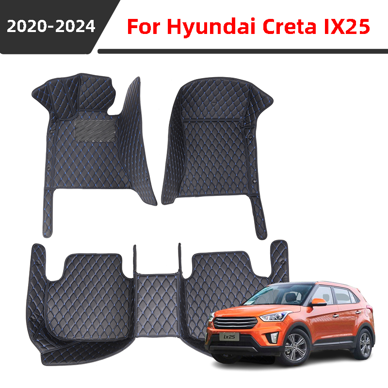 Tapete De Carro Para Hyundai Creta Ix25 2020-2024 , Impermeável ,  Antideslizante E Resistente Ao Desgaste , Projetado Sob Medida Um Ajuste  Perfeito . | Shopee Brasil, image size:800x800