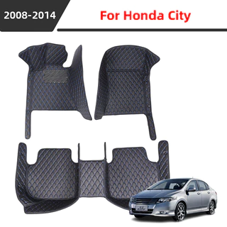 O Tapete Do Carro É Adequado Para Honda City 2008-2014 , À Prova D'água E Resistente Ao Desgaste , Protegendo interior .
