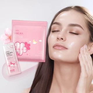 LAIKOU Máscara De Dormir Sakura Anti-Envelhecimento/Reduzir A Rugas/Hidratante/Idade/15pçs em Oferta na Shopee
