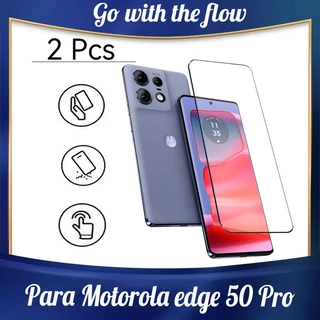 9D Película Protetoras de Vidro Motorola Edge 50 Pro 2 Pcs Protetor De Tela De Vidro Temperado Para Moto edge 40 Neo 50 Pro Ultra 5G