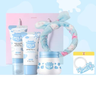LAIKOU Conjunto De Presentes Para Cuidados Com A Pele Do Leite Branqueamento Profundo E Nutritivo Da Hidratante Mesmo em Oferta na Shopee