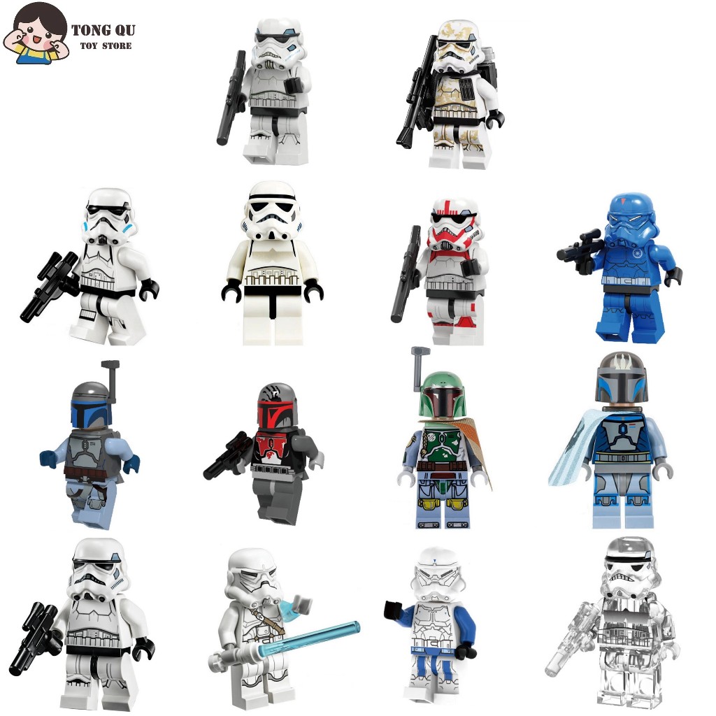Clone troopers Construindo Bonecos Blocos De Construção star wars Modelos Colecionáveis minifigure Brinquedos De Presente De Aniversário