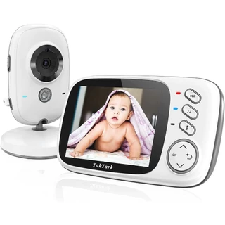 Baby Monitor , Câmera Com Tela De 3,2 " , Visão Noturna Infravermelha , Áudio Bidirecional , Detecção De Som VOX , Monitoramento De Temperatura , Canção De Ninar