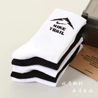 5 Pares Meias esportivas casuais de algodão puro 36-44