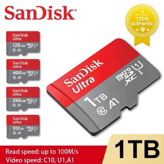 Cartão De Memória Sandisk Original C10 A1 Micro SD Para Telefone pc 1TB 512gb 256gb 128gb 64gb 32gb 16gb