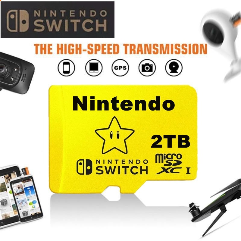 Novo Cartão De Memória Para Jogos 2TB Super NINTENDO Switch Smart