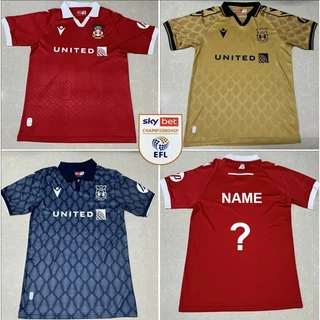 Wrexham Jersey 2024-25 Home E Away Alta Qualidade S-XXL