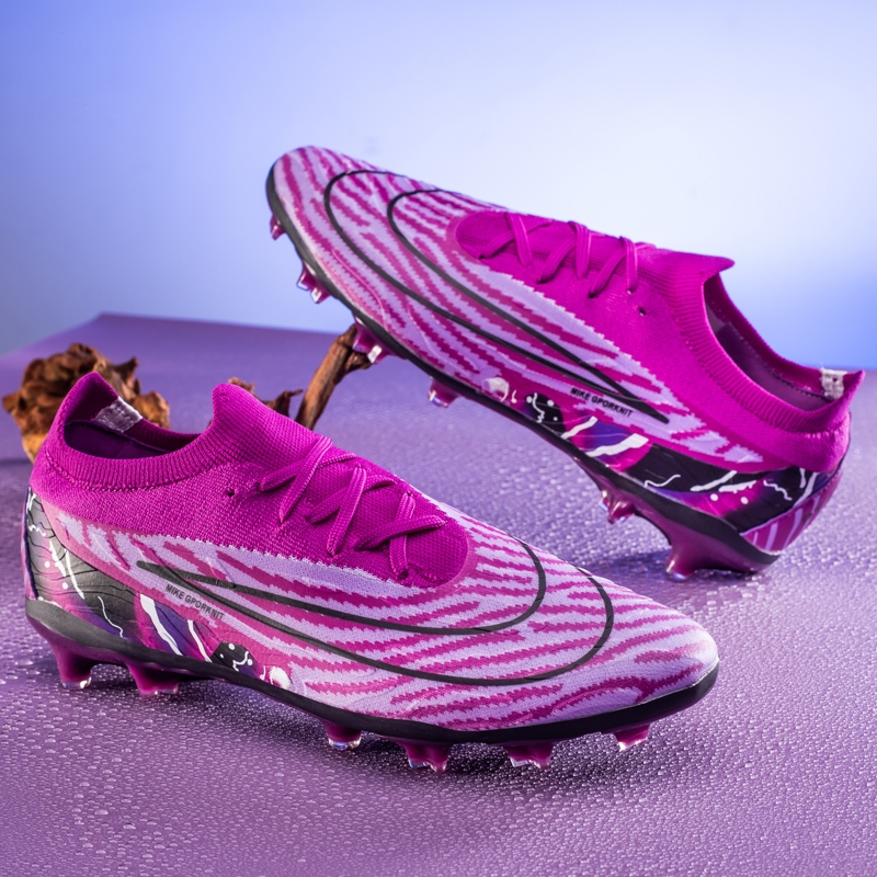 O Mais Recente Estilo Cinco Pessoas AG TF 35-45 Sapatos de Treinamento de Tênis de Futebol Masculino Feminino Antiderrapante