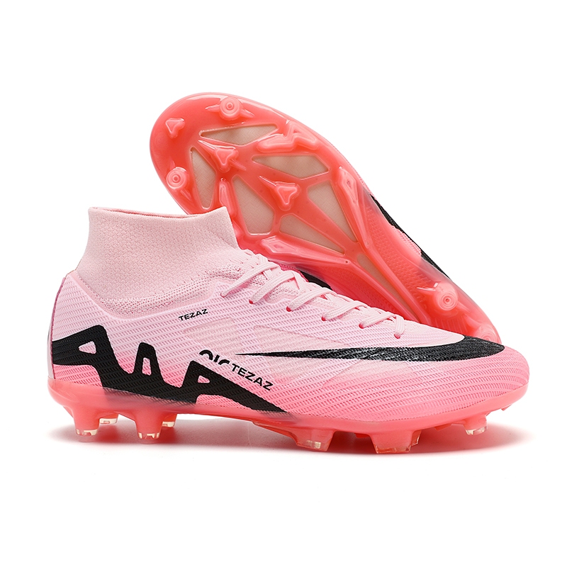 Último Estilo FG Pink Football Boots Adequado para Competição Estudantil Exclusivo