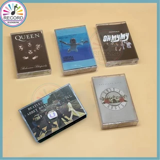 Original OneRepublic Nirvana The Beatles Queen GunsN' Roses Cassette Tape + Lyric Book Collector's Edition [Lacrado]