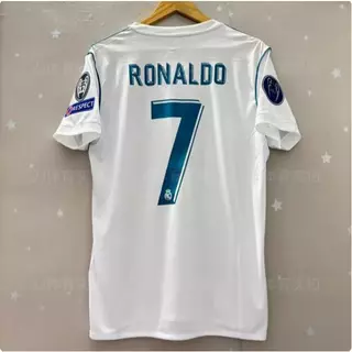 17-18 Liga Dos Campeões Real Madrid Casa De Manga Curta Ronaldo No . 7 Bale Benzema Ramos Camisa Modular