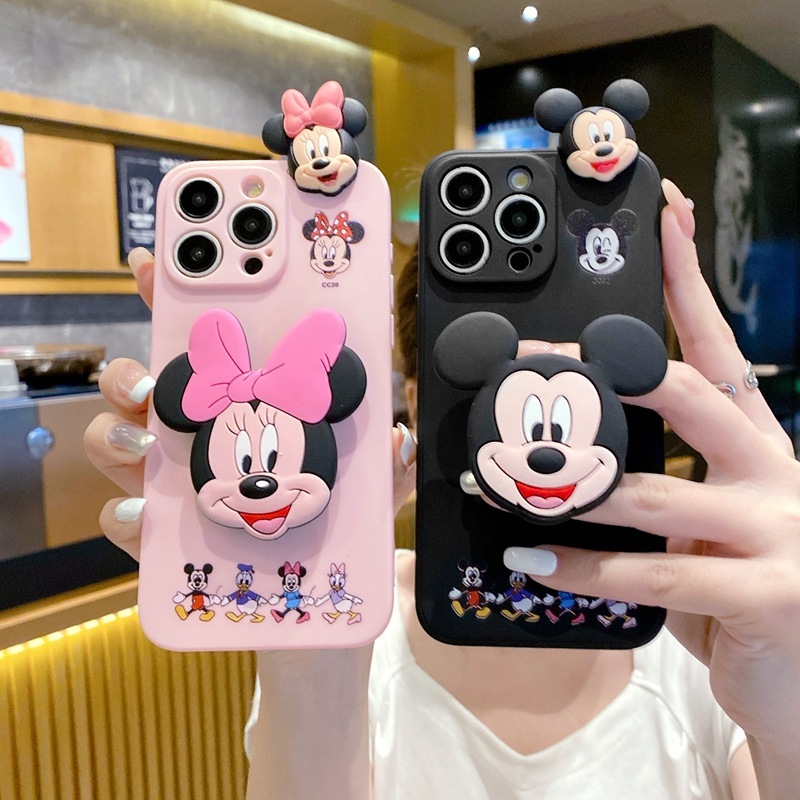 Para iPhone 17 16 15 12 14 11 13 Pro X XS Max XR 7 8 Plus Mickey