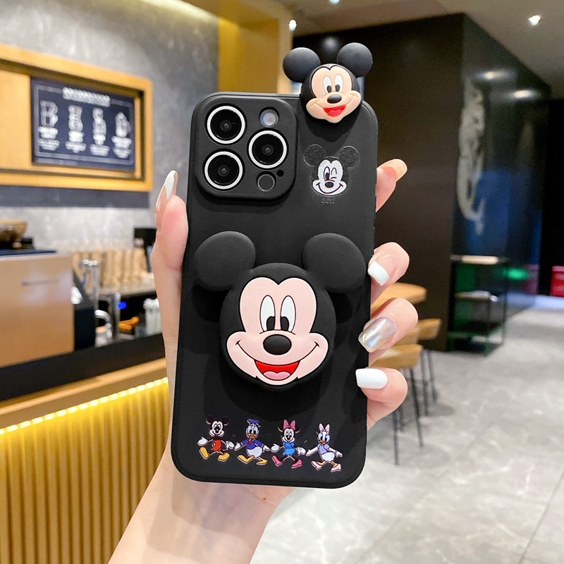 Para iPhone 17 16 15 12 14 11 13 Pro X XS Max XR 7 8 Plus Mickey