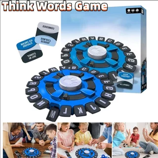 2pcs Thinking Word Board Game Promove A Interação Entre Famílias E É Adequado Para Jogadores De 2-8 Anos De Idade