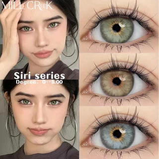 Lentes De Contato Siri Verde Com Grau 2pcs 14.0mm Natural Confortável Anual Uso Urben Layer em Oferta na Shopee