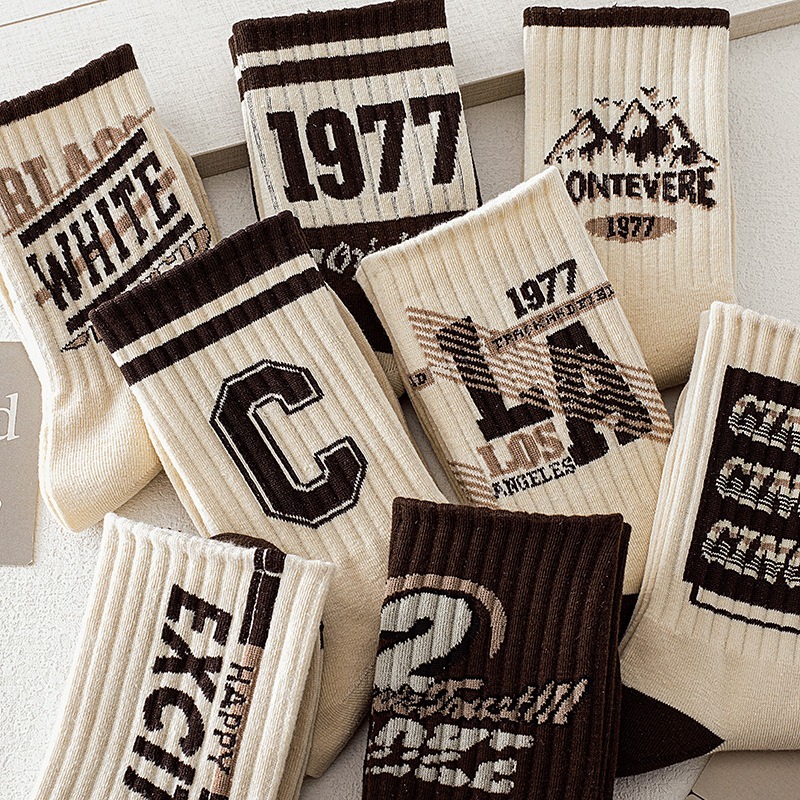 Meias De Basquetebol Esportivas Casuais Femininas Estilo ins