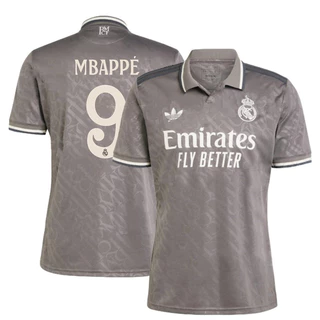 24/25 Real Madrid Terceira Versão Masculina De Futebol Jersey Fan De Alta Qualidade
