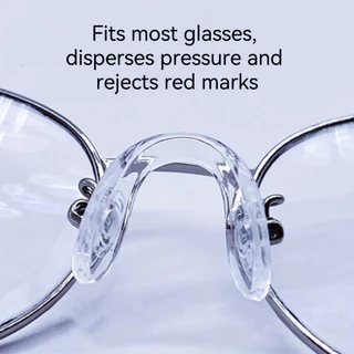 Almofada De Nariz Em Forma De U De Uma Peça Para Óculos Adultos : Material De Silicone Macio , Confortável , Antiderrapante E Redutor De Pressão