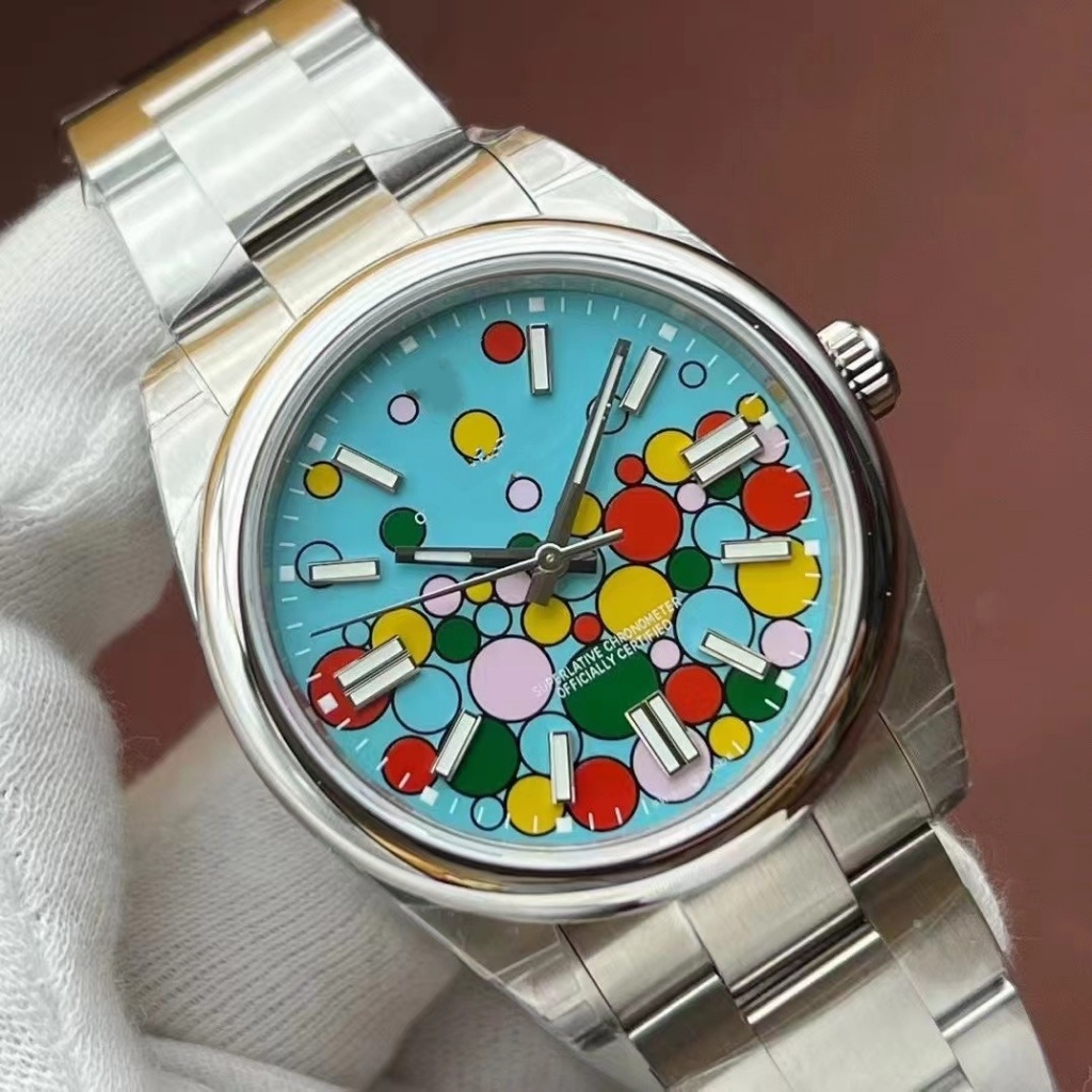 2024 Homens Mulheres Relógio Mecânico Automático, Tamanho 41mm, 31mm, 36mm, Discador de cor de vidro safira