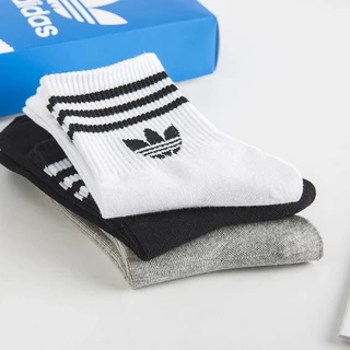 Kit 5 Meias Esportivas de Algodão para Homens Kit de Meias Femininas, Adequadas para Vários Estilos