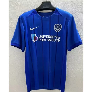 Camisa De Futebol Portsmouth Kit Vintage 2024 25 Longe De Casa Camiseta Masculina Infantil Tops Trikot