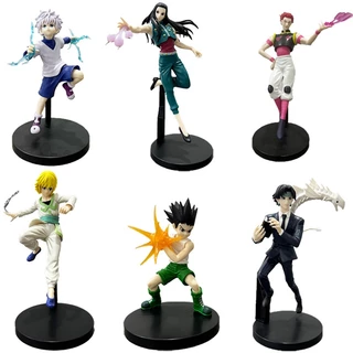 1Pcs 15-23cm Anime Hunter × Figura Gon Freecss Killua Zoldyck Kurapika Hisoka Kuroro Rushirufuru Illumi Figuras De Ação Em PVC Bonecas Modelo Brinquedos