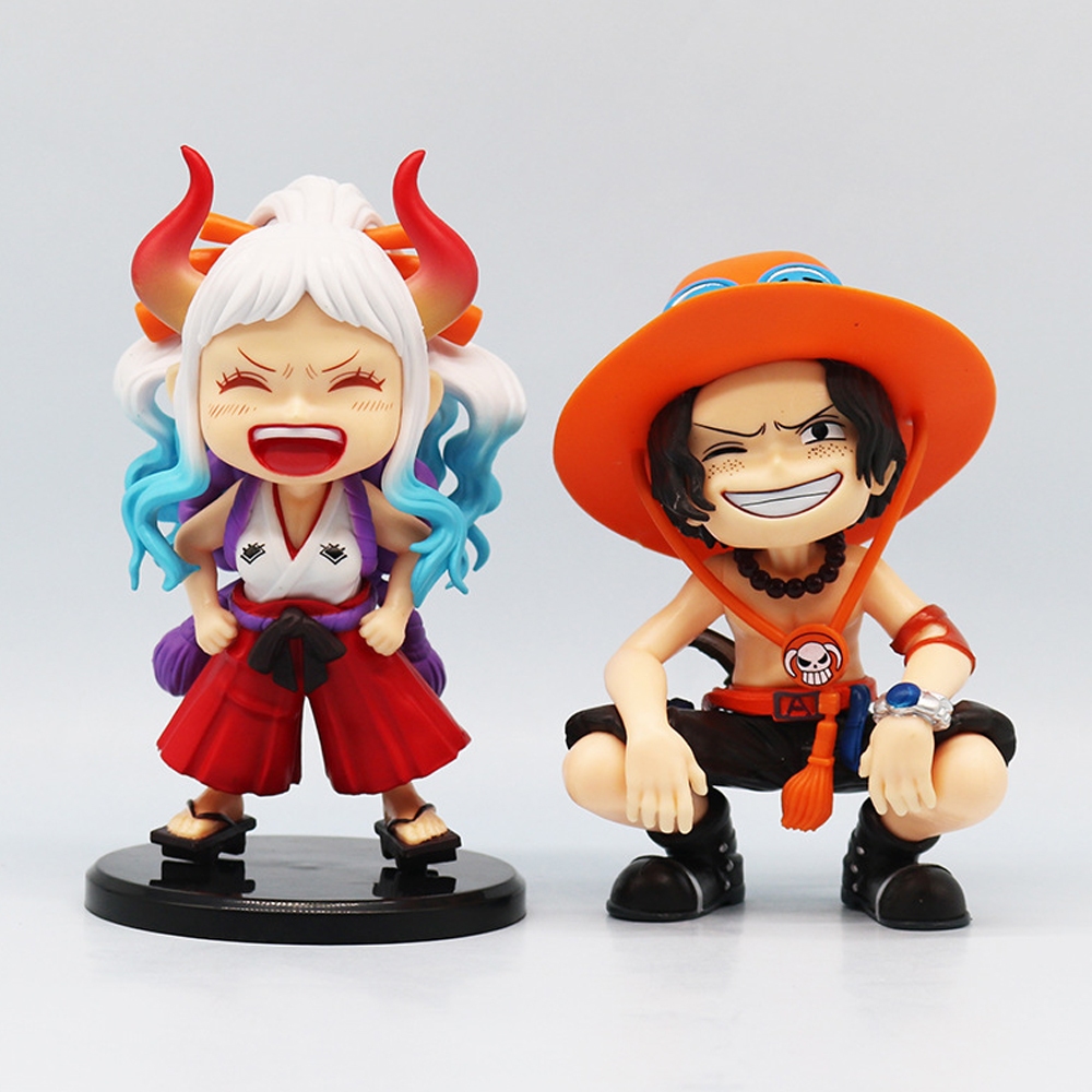 13-14cm Anime One Piece Action Figura GK Portgas D Ace Yamato Riso