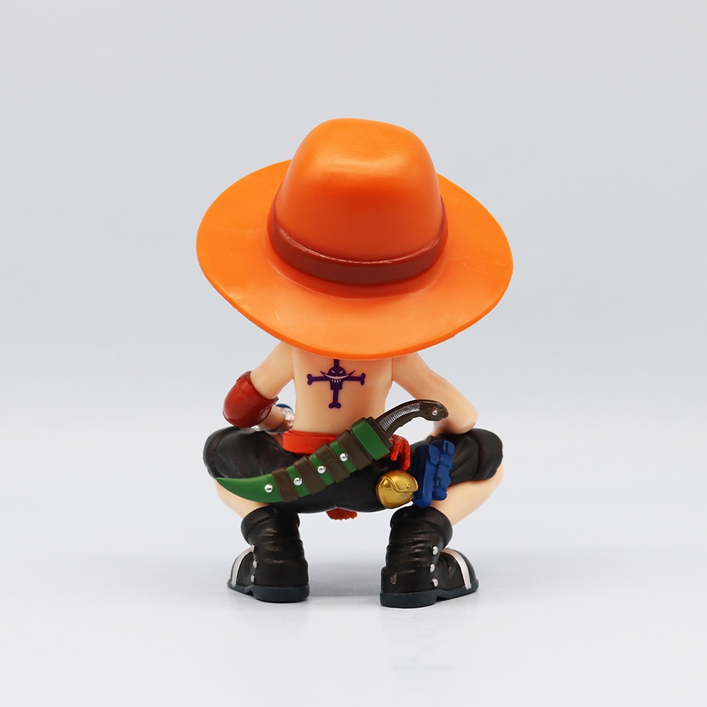 13-14cm Anime One Piece Action Figura GK Portgas D Ace Yamato Riso