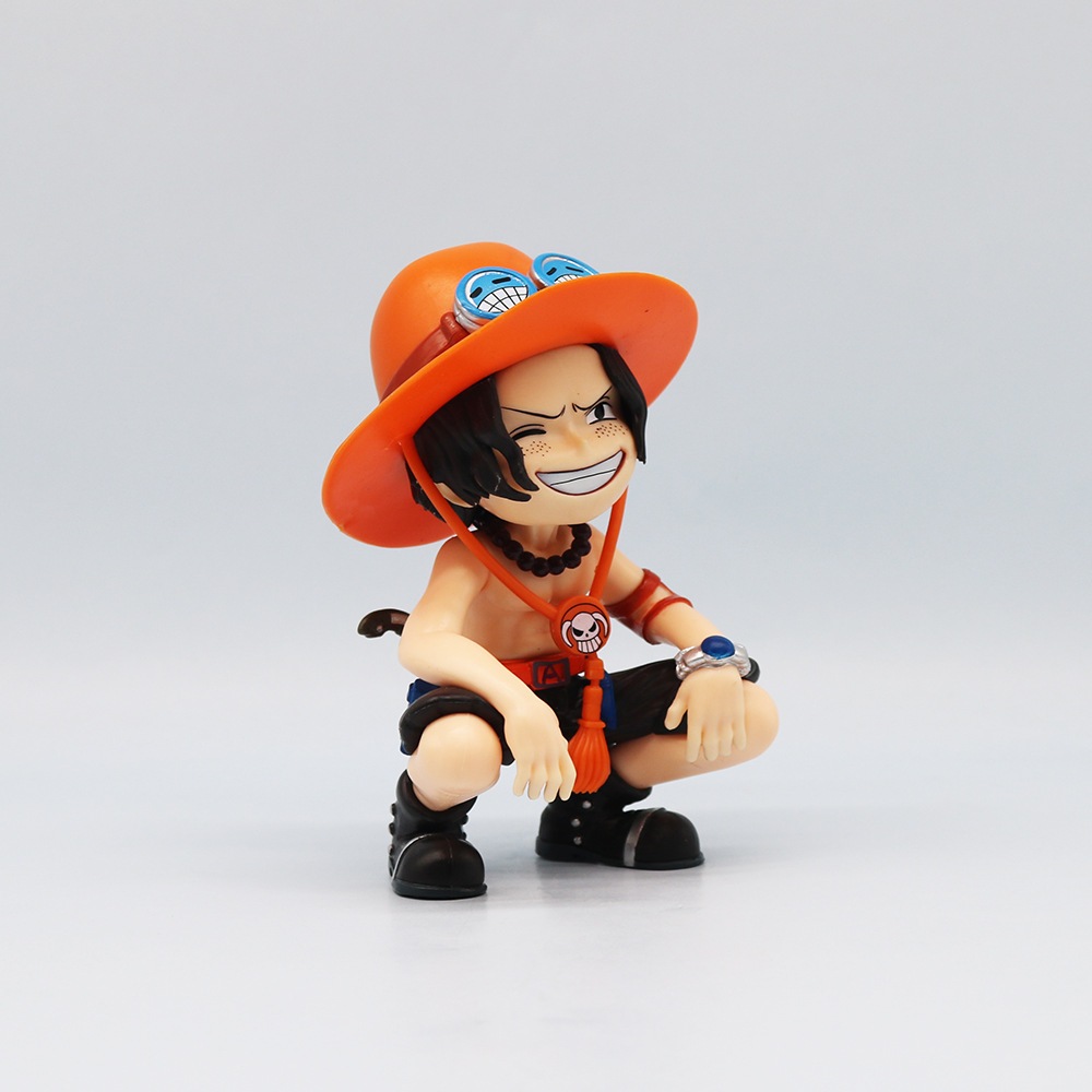 13-14cm Anime One Piece Action Figura GK Portgas D Ace Yamato Riso